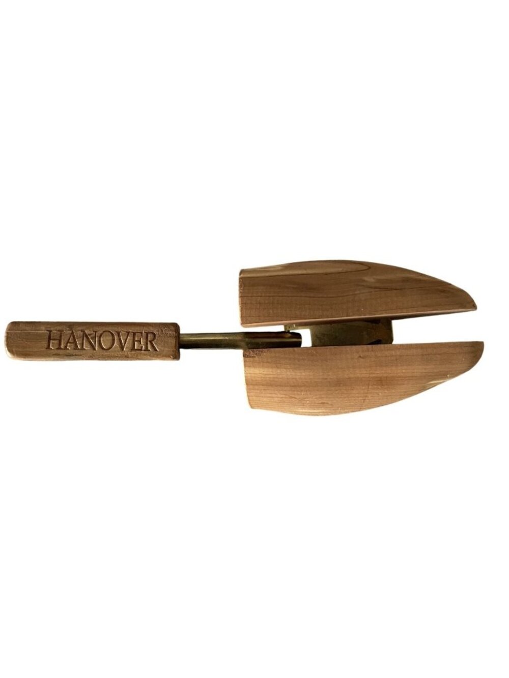 Hanover Mens XL Wooden Shoe Stretcher With Brass Hardware